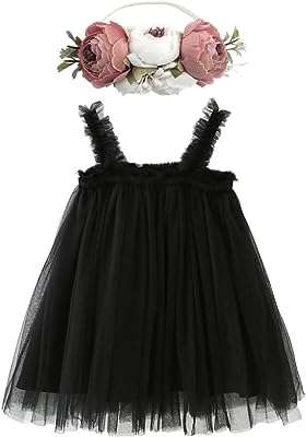 Robe tutu superposée en tulle pour bébés filles ensemble jupe princesse avec bandeau. Découvrez DIAYTAR COTE D'IVOIRE, la boutique en ligne généraliste qui propose une large sélection de produits à prix réduits : de l'électroménager à la mode en passant par l'informatique, trouvez tout ce dont vous avez besoin sans vous ruiner !