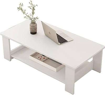 Table basse longue table moderne à 2 niveaux d'appoint carrée pour canapé cadre en bois. DIAYTAR COTE D'IVOIRE, votre destination shopping pour des réductions imbattables ! Parcourez notre vaste sélection de produits à petits prix, des appareils électroménagers aux accessoires informatiques, en passant par les tenues tendance et les gadgets à la pointe de la technologie. Restez à la mode tout en économisant avec nos offres exceptionnelles !
