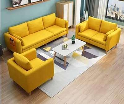 Un ensemble de canapés modernes rembourrés en tissu au design moderne. Découvrez DIAYTAR COTE D'IVOIRE, votre nouvelle destination pour des achats discount en ligne. Parcourez notre large assortiment de produits allant des articles pour la maison aux appareils électroniques, en passant par la mode et les gadgets, et bénéficiez de réductions incroyables. Ne cherchez plus ailleurs, nous avons tout ce qu'il vous faut à des prix compétitifs.