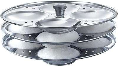 Support idli tulipe à 3 niveaux en acier inoxydable pour 12. Avec DIAYTAR COTE D'IVOIRE, dites adieu aux prix élevés ! Découvrez notre gamme complète de produits discount, des accessoires de maison aux équipements électroniques, en passant par la mode et les gadgets à la pointe de la technologie. Trouvez tout ce dont vous avez besoin à prix réduits en quelques clics seulement.