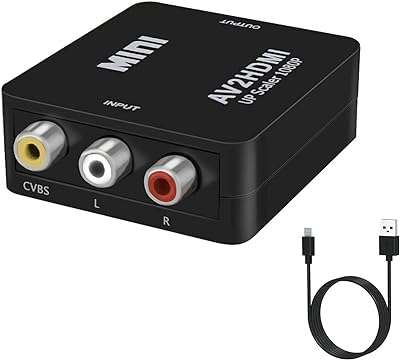 Convertisseur rca vers hdmi av hdmi cvbs audio vidéo rac prise en charge. Bienvenue chez DIAYTAR COTE D'IVOIRE, le paradis des bonnes affaires en ligne ! Découvrez une large gamme de produits discount pour équiper votre maison, trouver l'électroménager de vos rêves, vous divertir avec des gadgets innovants, et compléter votre garde-robe avec des vêtements à la pointe de la mode, le tout à des prix défiant toute concurrence.