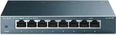 Switch ethernet tp link 8 ports | répartiteur ports isolés en métal. DIAYTAR COTE D'IVOIRE  vous propose une expérience de shopping inoubliable : explorez notre boutique en ligne pour trouver des réductions incroyables sur des produits pour la maison, l'électroménager, l'informatique et la mode. Ne sacrifiez pas la qualité pour des économies, grâce à DIAYTAR COTE D'IVOIRE !
