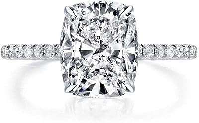 Bague de fiançailles en argent sterling plaqué platine sertie de 3 carats. Faites des bonnes affaires avec DIAYTAR COTE D'IVOIRE, la référence en matière de produits discount. Notre boutique en ligne propose tout, des appareils électroménagers aux gadgets dernier cri, en passant par les vêtements branchés. Profitez de nos offres exceptionnelles et économisez sur tous vos achats.