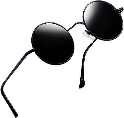 Hommes femmes lunettes de soleil rondes polarisées protection uv petit cercle. DIAYTAR COTE D'IVOIRE  is revolutionizing the way you shop online by offering a wide selection of discounted products under one virtual roof. From top-notch household appliances to high-tech electronics, trendy fashion items, and innovative gadgets, our store ensures you find the best deals on quality products for every aspect of your life.