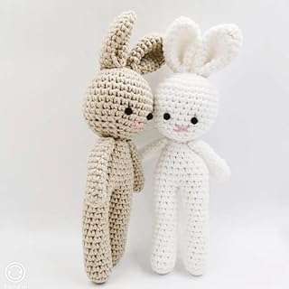 Poupée de lapin tricotée en peluche au crochet faite à la main pour nouveau né. Envie de faire de bonnes affaires ? Optez pour DIAYTAR COTE D'IVOIRE, votre destination en ligne pour des produits discount de la maison à l'informatique, vous offrant des réductions exclusives sur une large sélection d'articles.