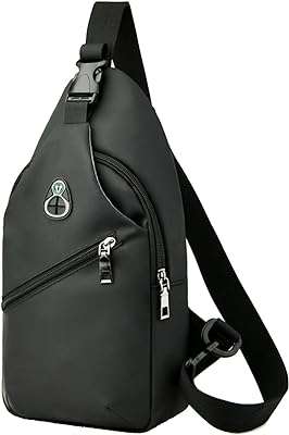 Sac à dos bandoulière sac décontracté de poitrine randonnée étanche avec port usb et trou. DIAYTAR COTE D'IVOIRE  - votre guichet unique en ligne pour des produits discount irrésistibles. Parcourez notre large éventail de gadgets innovants, d'équipements ménagers pratiques et de vêtements tendance à prix cassés. Ne manquez pas cette opportunité de faire de bonnes affaires et de réaliser des économies considérables.