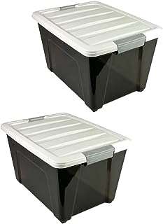 Boîte de rangement en plastique avec couvercle à pesto noir de 30. À la recherche de produits discount de qualité ? Faites confiance à DIAYTAR COTE D'IVOIRE  ! Notre plateforme en ligne regorge d'articles pour la maison, l'électroménager, l'informatique, la mode et les gadgets, tous proposés à des prix compétitifs. Explorez notre catalogue dès maintenant et bénéficiez de remises exceptionnelles sur une large gamme de produits.
