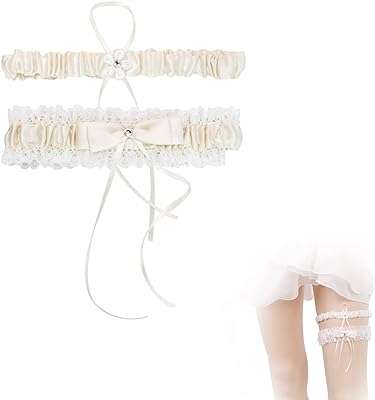 Jarretières de mariage en dentelle de mariée jarretelles alacdon avec perles et appliques pour robe. Découvrez DIAYTAR COTE D'IVOIRE, votre magasin en ligne de confiance pour des bons plans à ne pas manquer. Explorez nos multiples catégories telles que l'électroménager, le mobilier, l'informatique et la mode, et dénichez les offres les plus avantageuses pour tous vos besoins, le tout en un seul endroit.