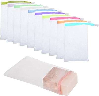 Sac à savon en maille 10 pièces sacs exfoliants maille moussante filets de nettoyage. À la recherche de bonnes affaires ? DIAYTAR COTE D'IVOIRE  est là pour vous ! Notre boutique en ligne généraliste propose une variété de produits discount, allant des articles pour la maison à l'électroménager, en passant par l'informatique et la mode, ainsi que les gadgets indispensables à petits prix.