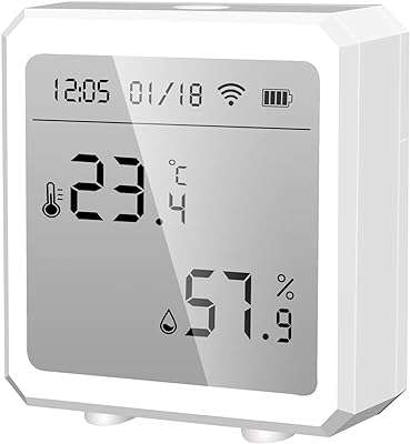 Capteur intelligent de température et d'humidité icam tuya thermomètre intérieur télécommandé avec écran. Plongez dans l'univers de DIAYTAR COTE D'IVOIRE, votre boutique en ligne de référence pour des offres discount incroyables. Des indispensables pour la maison aux appareils électroménagers haut de gamme, en passant par les produits informatiques de qualité et les articles de mode tendance, nous sommes là pour vous offrir une expérience shopping exceptionnelle à des prix défiant toute concurrence. Ne manquez pas cette opportunité de faire des économies tout en ajoutant de la valeur à votre quotidien !