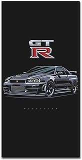 Poster de voiture jdm skyline r34 impression sur toile décoration moderne pour chambre. DIAYTAR COTE D'IVOIRE, votre partenaire shopping pour des bonnes affaires au quotidien. Profitez de notre large sélection de produits de qualité à prix réduits, allant des appareils électroménagers indispensables aux dernières tendances de la mode, en passant par les gadgets high-tech et les accessoires informatiques incontournables.