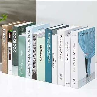 12 pièces serre livres décoratifs modernes livres modernes pour table basse faux affichage de bureau. DIAYTAR COTE D'IVOIRE  révolutionne le shopping en ligne avec sa vaste sélection de produits discount. Trouvez tout ce dont vous avez besoin pour votre maison, des équipements électroménagers aux gadgets high-tech, en passant par les dernières tendances de la mode. Avec DIAYTAR COTE D'IVOIRE, vous pourrez faire des économies tout en profitant de produits de qualité. N'attendez plus et découvrez les avantages de notre boutique en ligne généraliste.