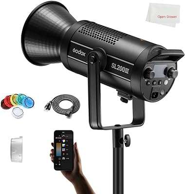 Lumière led godox sl200iii 215 w 5600 k cri 96 tlci. Faites des économies sans compromis sur la qualité avec DIAYTAR COTE D'IVOIRE  ! Trouvez tout ce dont vous avez besoin, de l'électroménager aux gadgets high-tech en passant par les accessoires de mode, le tout à des prix défiant toute concurrence. Visitez notre boutique en ligne et découvrez un large choix de produits discount pour améliorer votre quotidien.