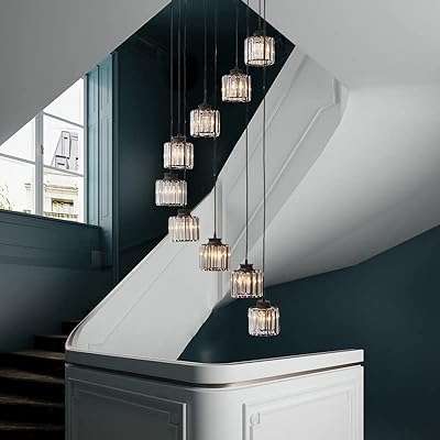 Lustre de plafond rotatif pour escalier encastré et créatif moderne qiaokao. Rejoignez DIAYTAR COTE D'IVOIRE, votre compagnon de shopping à prix malin ! Explorez notre boutique en ligne et découvrez un éventail de produits discount, des articles essentiels pour la maison aux appareils électroménagers, en passant par l'informatique, la mode tendance et les gadgets à petit prix.