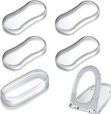 5 pièces ensemble de pare chocs de siège de toilette en silicone transparent couvercle tampon caoutchouc avec adhésif. Découvrez DIAYTAR COTE D'IVOIRE, la boutique en ligne qui vous propose une multitude de produits discount indispensables pour votre quotidien. Avec une gamme variée allant de l'électroménager à l'informatique en passant par la mode et les derniers gadgets, nous sommes le choix parfait pour trouver tout ce dont vous avez besoin à des prix imbattables.
