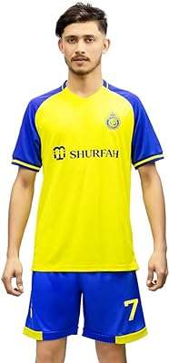 Maillot de football al nassr riyadh avec nom et numéro de cristiano. Découvrez DIAYTAR COTE D'IVOIRE, la boutique en ligne généraliste qui propose une large sélection de produits à prix réduits : de l'électroménager à la mode en passant par l'informatique, trouvez tout ce dont vous avez besoin sans vous ruiner !