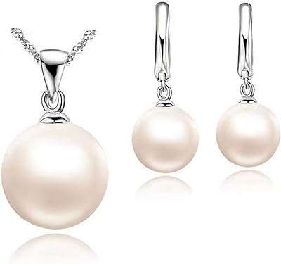 Ensemble de bijoux en argent sterling | collier et boucles d'oreilles. À la recherche de bons plans pour équiper votre maison à moindre coût ? DIAYTAR COTE D'IVOIRE  est là pour vous ! Découvrez notre sélection de produits discount pour la maison, de l'électroménager à la décoration, et profitez de prix imbattables tout au long de l'année.