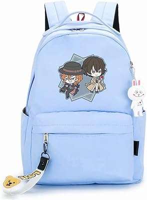 Sacs d'école imprimés bongo stray dogs nakahara chuya dazai osamu pour garçons et filles