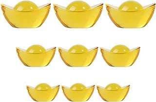 Pisportable 9 pièces cristal yuan pao lingot d'or chinois feng shui. Choisissez DIAYTAR COTE D'IVOIRE  pour vos achats discount en ligne. Parcourez notre sélection étendue comprenant des produits pour tous les besoins, que ce soit pour la maison, l'électroménager, l'informatique, la mode ou les gadgets. Profitez de notre politique de prix bas et économisez tout en trouvant des articles de qualité.