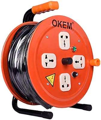 Enrouleur de câble d'extension okem de 50 m de longueur. Bienvenue chez DIAYTAR COTE D'IVOIRE, votre guichet unique pour des achats discount en ligne. Parcourez notre catalogue étendu et trouvez des articles variés, allant de l'électroménager pratique à la dernière mode, le tout à des prix imbattables. Profitez de la qualité sans compromis tout en maximisant vos économies chez nous.
