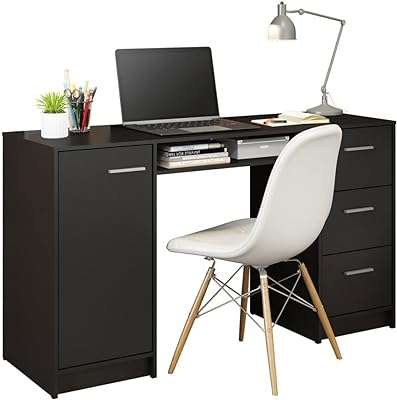Bureau d'ordinateur madisa home avec 3 tiroirs 1 porte et étagère de rangement. Parcourez la boutique en ligne DIAYTAR COTE D'IVOIRE  et plongez dans un univers de bonnes affaires. Que vous ayez besoin de nouveaux appareils électroménagers, d'une garde-robe tendance ou des dernières nouveautés en matière de technologie, notre large gamme de produits discount vous offre la possibilité de faire des économies tout en vous faisant plaisir. Avec DIAYTAR COTE D'IVOIRE, profitez des meilleurs prix sans jamais compromettre la qualité.