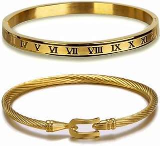 Bracelet doré argent plaqué or rose pour hommes et femmes bracelet en acier. DIAYTAR COTE D'IVOIRE  : la boutique en ligne incontournable pour des achats discount dans tous les domaines. Parcourez notre sélection variée allant des produits pour la maison à la technologie dernier cri en passant par la mode tendance. Obtenez des produits de qualité à des prix compétitifs, tout en profitant d'une expérience de shopping en ligne optimale avec DIAYTAR COTE D'IVOIRE  !