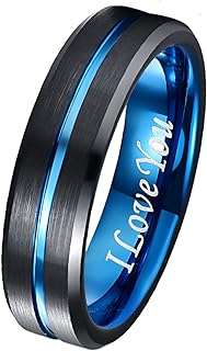 Bagues de fiançailles fivavo en carbure de tungstène bicolore pour hommes noires et bleues. DIAYTAR COTE D'IVOIRE, l'adresse incontournable pour tous les amateurs de mode à petit prix. Découvrez notre large sélection de vêtements et accessoires tendances pour hommes et femmes, et exprimez votre style sans vous ruiner. Du casual chic au streetwear, notre boutique en ligne vous offre la possibilité de rester à la pointe de la mode à prix discount. Faites-vous plaisir sans vous soucier du coût !