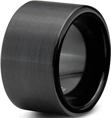 Bague de mariage en tungstène noir 12 mm pour hommes et femmes. À la recherche de bonnes affaires ? Ne cherchez plus ! DIAYTAR COTE D'IVOIRE  est là pour vous. Avec une gamme complète de produits discount, allant de la maison à l'électroménager, de l'informatique à la mode et aux gadgets tendance, vous trouverez sûrement ce que vous cherchez tout en réalisant des économies substantielles.