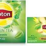 Lipton green tea classic 100 sachets de thé chaï + thé vert gingembre et miel. Faites des économies intelligentes sur DIAYTAR COTE D'IVOIRE, votre boutique en ligne de confiance. Avec notre large sélection de produits discount, incluant la maison, l'électroménager, l'informatique et la mode, vous trouverez tout ce dont vous avez besoin à des prix défiant toute concurrence. Ne manquez pas nos offres promotionnelles et commandez en toute simplicité dès maintenant!
