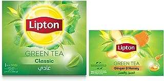 Lipton green tea classic 100 sachets de thé chaï + thé vert gingembre et miel. Faites des économies intelligentes sur DIAYTAR COTE D'IVOIRE, votre boutique en ligne de confiance. Avec notre large sélection de produits discount, incluant la maison, l'électroménager, l'informatique et la mode, vous trouverez tout ce dont vous avez besoin à des prix défiant toute concurrence. Ne manquez pas nos offres promotionnelles et commandez en toute simplicité dès maintenant!