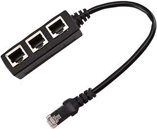Câble réseau ethernet lan rj45 1 à 3 professionnel long répartiteur de câble