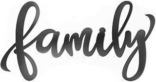 Panneau familial en métal pour décoration d'intérieur panneau noir 457. DIAYTAR COTE D'IVOIRE  est la solution idéale pour les amateurs de bonnes affaires. Notre boutique en ligne propose une gamme complète de produits discount, allant des articles pour la maison à l'informatique, en passant par l'électroménager et la mode. Faites des économies sur vos achats tout en bénéficiant de produits de qualité chez DIAYTAR COTE D'IVOIRE .
