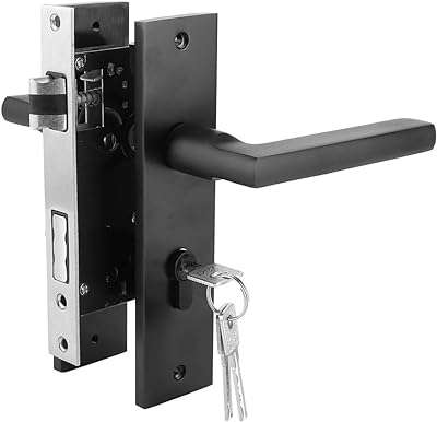 Serrure de bouton de porte poignée noire serrure de porte pour portes de chambre à coucher en bois. Besoin de faire des économies ? Faites confiance à DIAYTAR COTE D'IVOIRE, la boutique en ligne discount idéale pour toutes vos envies. Parcourez notre gamme complète de produits, allant de la maison à l'électroménager, de l'informatique à la mode et aux gadgets, et découvrez des offres irrésistibles. Achetez en toute confiance, car la satisfaction de nos clients est notre priorité absolue.