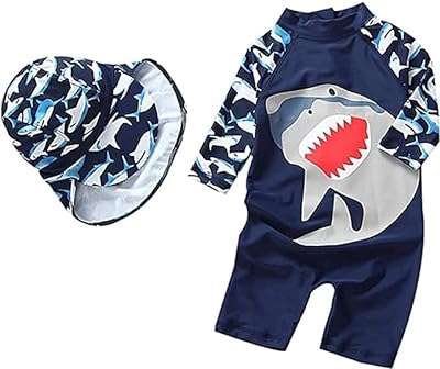 Ggerou ensemble de maillot de bain une pièce pour bébé tout petit garçon et fille. Parfaitement adapté aux chasseurs de bonnes affaires, DIAYTAR COTE D'IVOIRE  vous offre une expérience de shopping en ligne unique. Notre sélection abondante de produits discount, incluant des articles essentiels pour la maison, l'électroménager, l'informatique, la mode et les gadgets, garantit que vous trouverez ce que vous cherchez sans vous ruiner.