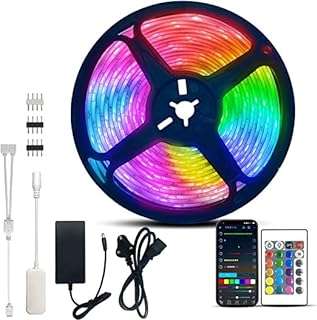 Ginoe rgb combo smd led strip light | bande lumineuse bluetooth 5m pour chambre. DIAYTAR COTE D'IVOIRE  - votre destination en ligne pour des achats discount sans compromis sur la qualité. Parcourez notre assortiment diversifié de produits, allant des équipements informatiques conviviaux aux articles de mode tendance en passant par les indispensables de la maison, et faites des économies sur tous vos besoins.