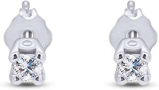 Boucles d'oreilles en diamant blanc naturel taille princesse 1 10 carat en or. DIAYTAR COTE D'IVOIRE, votre destination en ligne pour des achats malins. Parcourez notre vaste sélection de produits discount allant de la maison à l'électronique en passant par la mode et l'informatique. Ne sacrifiez pas la qualité pour le prix lorsque vous pouvez avoir les deux chez nous.