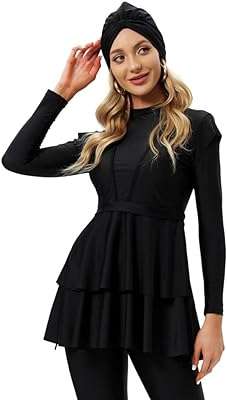 Maillot de bain trois pièces modeste pour femme. Recherchez-vous des produits de qualité sans vous ruiner ? DIAYTAR COTE D'IVOIRE  est là pour vous ! Notre boutique en ligne propose une large gamme de produits discount, de la maison à l'électroménager en passant par l'informatique, la mode et les gadgets. Faites des économies avec nous !