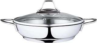 Poêle à frire moderniste serink en acier inoxydable fond revêtu va au lave vaisselle. Ne cherchez plus, DIAYTAR COTE D'IVOIRE  est la boutique en ligne qu'il vous faut ! Explorez notre large assortiment de produits discount allant des articles pour la maison à l'électroménager, en passant par l'informatique, la mode et les gadgets. Profitez de notre plateforme conviviale pour trouver les meilleures affaires et économiser sans effort.