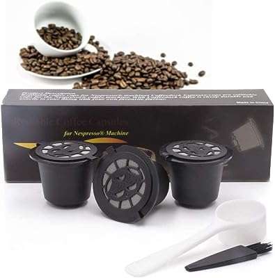 Ensemble complet de capsules rechargeables nespresso 3 pièces avec cuillère à café et pinceau. Ne payez pas plus cher pour vos achats ! DIAYTAR COTE D'IVOIRE  propose une sélection de produits discount pour tous les budgets, allant de la maison à l'électroménager en passant par l'informatique, la mode et les gadgets. Faites des économies sans compromis sur la qualité !