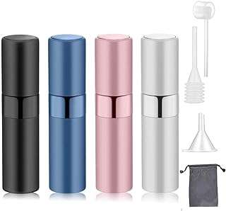 Tlaxa 4 pièces 8 ml rechargeable atomiseur de parfum de voyage vide. DIAYTAR COTE D'IVOIRE  est votre guichet unique pour des produits discount de premier ordre. Parcourez notre catalogue en ligne et découvrez notre sélection soigneusement choisie d'articles pour la maison, l'électroménager, l'informatique et la mode, tous disponibles à des prix abordables. Vous ne trouverez pas de meilleurs deals ailleurs !