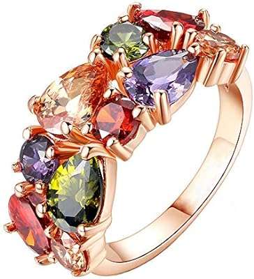 Bague en zircone cubique plaquée or rose 18 carats étincelant yellow chimes pour femme....... À la recherche de bons plans ? Ne cherchez plus, DIAYTAR COTE D'IVOIRE  est là pour vous ! Naviguez à travers notre boutique en ligne proposant une large sélection de produits discount, des articles pour la maison à l'électroménager, en passant par l'informatique, la mode et les gadgets branchés.