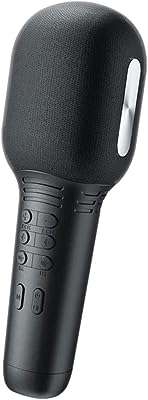 Microphone karaoké bluetooth sans fil haut parleur compact portable appareil d'enregistrement pour chanter. Plongez dans l'univers des bonnes affaires avec DIAYTAR COTE D'IVOIRE  ! Notre boutique en ligne vous propose une sélection de produits discount dans différents domaines, allant des indispensables de la maison aux dernières tendances en matière de mode et de technologie. Naviguez à travers notre catalogue et profitez d'offres à ne pas manquer.