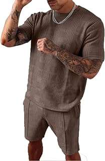 Ensemble 2 pièces t shirt veste et short d'entraînement de loisirs pour hommes. DIAYTAR COTE D'IVOIRE  - la source ultime de produits discount pour toutes vos envies. Parcourez notre gamme variée, allant de l'informatique à la mode et choisissez parmi une multitude de produits de qualité à des prix qui font sourire votre portefeuille.