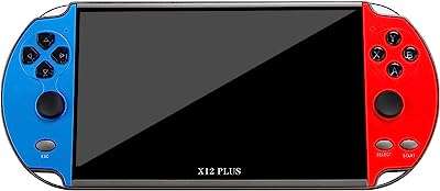 Console de jeu x12 plus 7 pouces 1000 jeux intégrés 16. Faites un bond dans le monde des bonnes affaires avec DIAYTAR COTE D'IVOIRE  ! Découvrez notre boutique en ligne généraliste où vous trouverez tout ce dont vous avez besoin, de la maison à l'électroménager, de l'informatique à la mode, et même les derniers gadgets. Ne sacrifiez pas votre budget pour vous faire plaisir, optez pour nos produits discount de qualité.