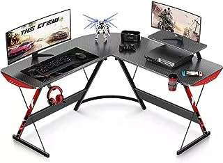 Bureau de jeu en forme de l bureau d'ordinateur d'angle recouvert de fibre. Un large choix, des prix imbattables, c'est ce que vous offre DIAYTAR COTE D'IVOIRE . Avec des produits discount pour tous les besoins, de la maison à l'électroménager, de l'informatique à la mode et aux gadgets, notre boutique en ligne va au-delà de vos attentes pour vous proposer des produits abordables sans compromis sur la qualité.