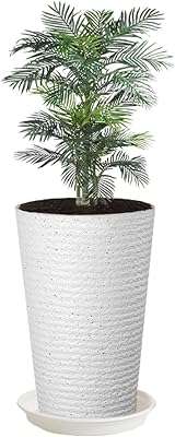 Glucluse grand pot de plantes de 25 pouces grand support d'arbre en résine avec trou. Ne payez pas le prix fort, découvrez DIAYTAR COTE D'IVOIRE  ! Notre boutique en ligne généraliste vous propose une variété de produits discount, des essentiels pour la maison aux appareils électroniques, en passant par la mode et les gadgets. Bénéficiez de prix abordables et de promotions attractives pour réaliser des économies significatives sur vos achats en ligne.