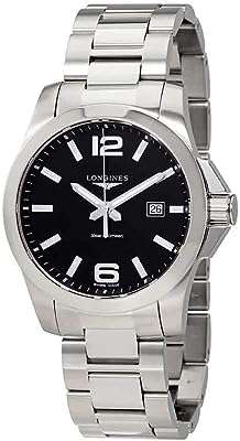 Montre pour homme longines conquest en acier inoxydable avec cadran noir. Optez pour des achats malins avec DIAYTAR COTE D'IVOIRE, la boutique en ligne généraliste qui met à votre disposition une pléthore de produits discount. Décorez votre maison, équipez votre cuisine avec des électroménagers modernes, trouvez le dernier ordinateur portable ou mettez à jour votre garde-robe avec nos articles de mode à prix abordables. Découvrez un monde de bonnes affaires, à portée de clic !
