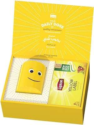 Coffret cadeau de thé noir lipton yellow label avec tasse 50. DIAYTAR COTE D'IVOIRE  - la meilleure adresse en ligne pour des achats discount dans tous les domaines ! Découvrez notre vaste choix de produits, de la maison à l'électroménager en passant par l'informatique et la mode. Profitez des réductions incroyables sur des articles de qualité, vous permettant d'économiser sans compromis. Avec des options de livraison rapides et notre engagement envers votre satisfaction, bénéficiez d'une expérience d'achat en ligne sans tracas chez nous !