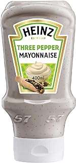 Bouteille de mayonnaise heinz aux poivrons mélangés à l'envers 400 ml. DIAYTAR COTE D'IVOIRE  - votre guichet unique pour des achats discount en ligne. Parcourez notre catalogue diversifié et trouvez des produits de qualité à des prix incroyables. Avec notre large sélection allant de la maison à l'informatique en passant par l'électroménager, vous trouverez toujours ce dont vous avez besoin chez nous.