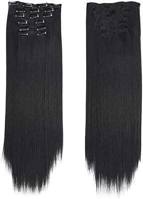 Extensions de cheveux à clips pour femme 60 cm postiches synthétiques longues et lisses. Découvrez DIAYTAR COTE D'IVOIRE, votre nouveau repère en ligne pour des achats malins à prix réduit. Parcourez notre catalogue diversifié de produits discount, allant de l'électroménager à l'informatique, en passant par la mode et les gadgets. Obtenez les meilleures offres sans sacrifier la qualité, le tout dans le confort de votre foyer.